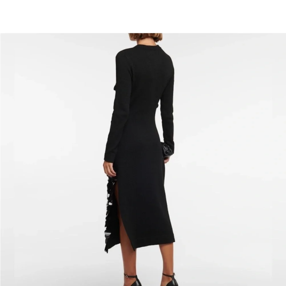 Altuzarra Wynnifred Wool Knit Gradient Pailette Cocktail Dress - Picture 2 of 16